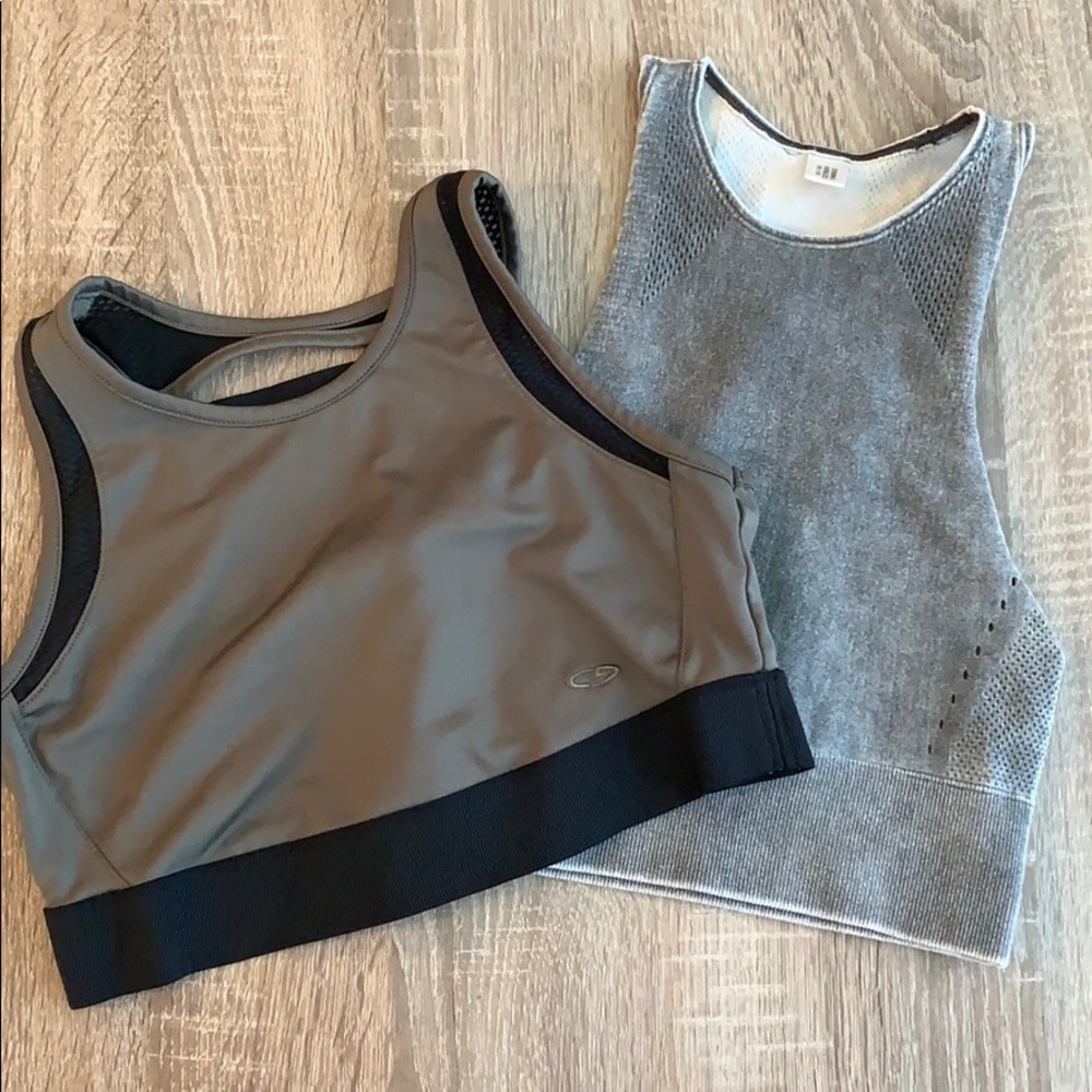 Crop Sports bra 2 packs - adidas & champion - Med